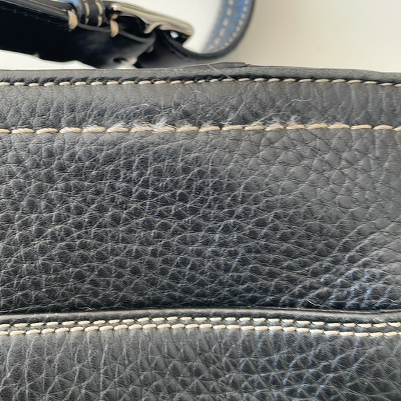 Coach Hamilton black pebbled leather large tote - Picture 10 of 11